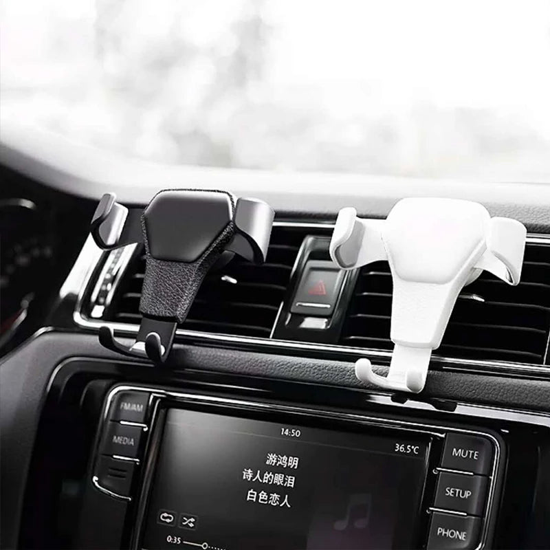 Universal Gravity Auto Phone Holder Car Air Vent Clip Mount Mobile Phone Holder Cellphone Stand Support for Iphone for Samsung