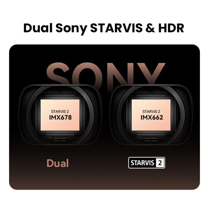 2025 New  4K Dash Cam Z60 Pro Support Rear and Interior Car Camera SONY STARVIS2 678 Sensor 5Ghz Wi-Fi ADAS 4G DVR