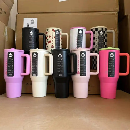 Hydrojug Tumbler with Handle & Straw 32Oz 960Ml Cupholder Compatible for Travel | Insulated Stainless Steel Car Mug